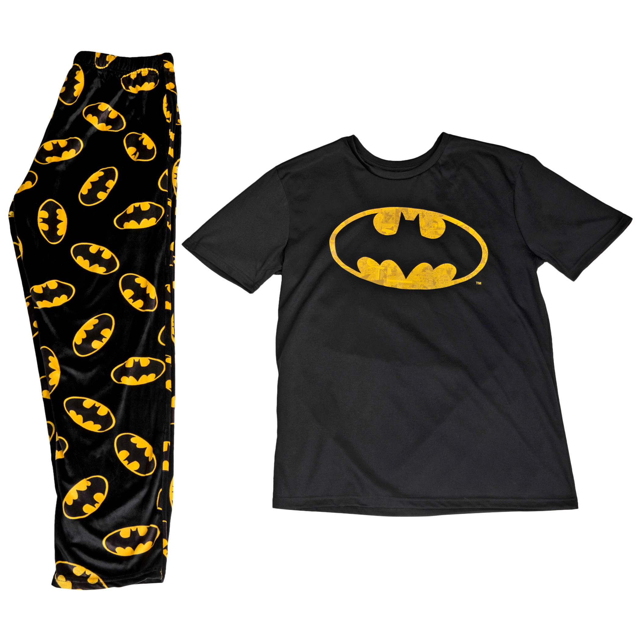 Batman Classic Symbol Pajama Shirt and Sleep Pants Box Set